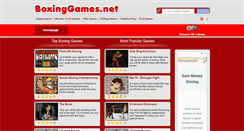 Desktop Screenshot of boxinggames.net