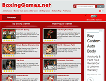 Tablet Screenshot of boxinggames.net